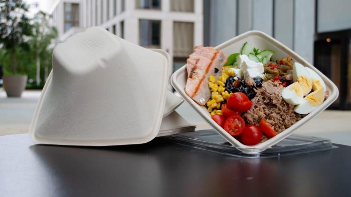 Heritage London sandwich bar, Birley Sandwiches, first to use innovative home compostable, sustainable Compostabowl takeaway food packaging range
